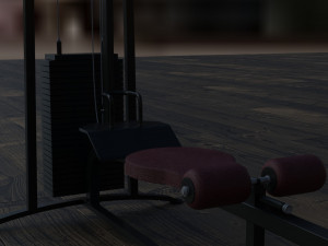 3d model of sports simulator 3D-Modell
