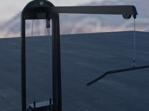 3d model of sports simulator 3D-Modell