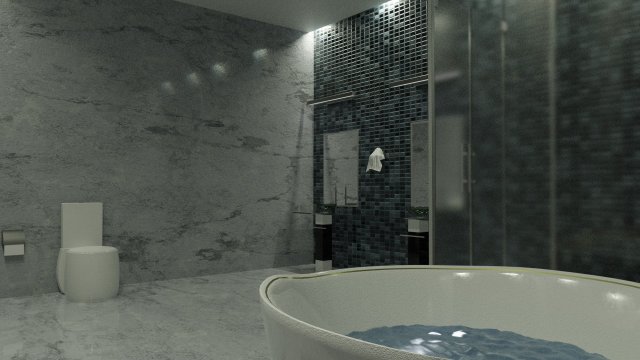 bath interior 3D मॉडल .c4d .max .obj .3ds .fbx .stl .blend 