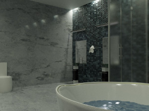 bath interior 3D 模型