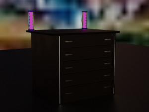 of a box 3D 模型
