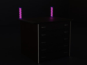 of a box 3D 모델