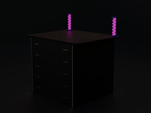 of a box 3D 모델