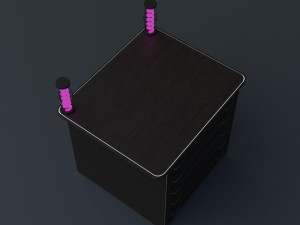 of a box 3D 모델