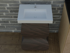 3d pack of washbasins and sinks for the interior Model 3D