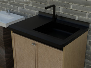 3d pack of washbasins and sinks for the interior Model 3D