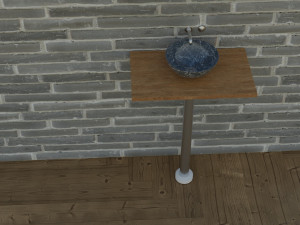 3d pack of washbasins and sinks for the interior Model 3D