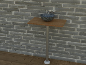 3d pack of washbasins and sinks for the interior Model 3D