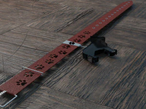 dog collars in different styles 3D Model