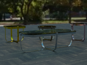 of a coffee table 3D 模型