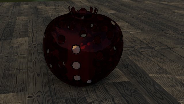 of a lamp in the shape of a pomegranate 3D 模型 .c4d .max .obj .3ds .fbx .stl .blend 