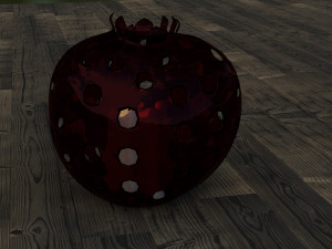 of a lamp in the shape of a pomegranate 3D 模型