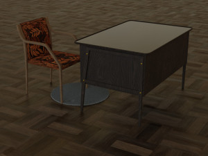 table for a cozy home interior Modelo 3D