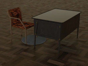 table for a cozy home interior 3D Model