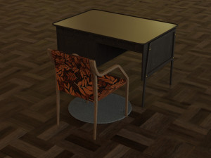 table for a cozy home interior Modelo 3D