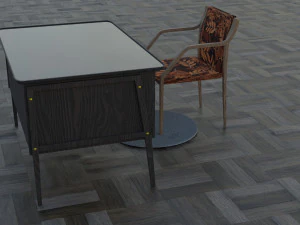 table for a cozy home interior 3D Model