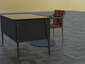 table for a cozy home interior 3D Model