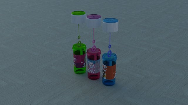 jars of soap bubbles Modello 3D .c4d .max .obj .3ds .fbx .stl .blend 