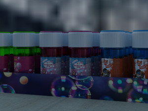 jars of soap bubbles Modello 3D