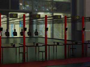 training range model 3D 模型