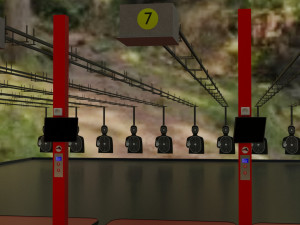 training range model Modello 3D