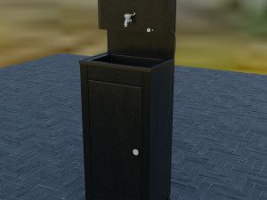outdoor washbasin 3D 模型