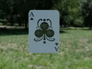 playing cards poke low-poly Modelo 3D