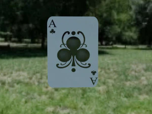 playing cards poke low-poly 3D Model