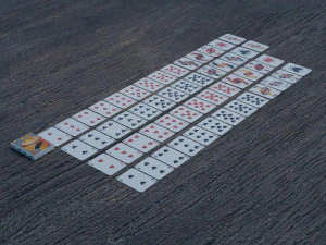 playing cards poke low-poly 3D Model