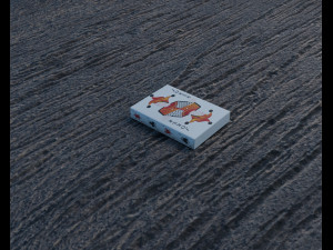 playing cards poke low-poly Modelo 3D