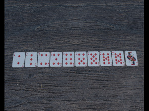 playing cards poke low-poly Modelo 3D