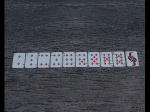 playing cards poke low-poly 3D Model