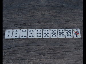playing cards poke low-poly Modelo 3D