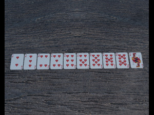 playing cards poke low-poly Modelo 3D