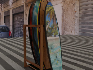 surf board 3D 模型