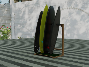 surf board 3D 模型