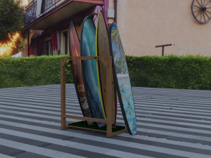 surf board 3D 模型
