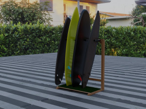 surf board 3D 模型