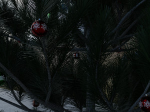 soil snowman with christmas tree and toys on it 3D Модель