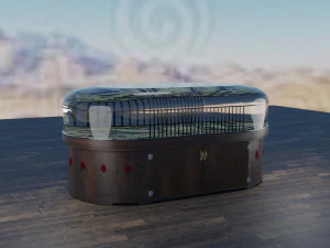 ハイランドモックテーブル 3Dモデル