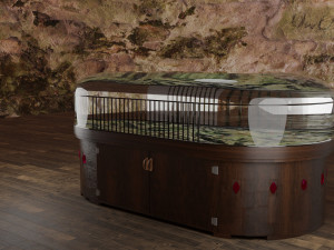highlands mock table 3D Model