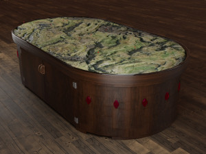 highlands mock table 3D Model