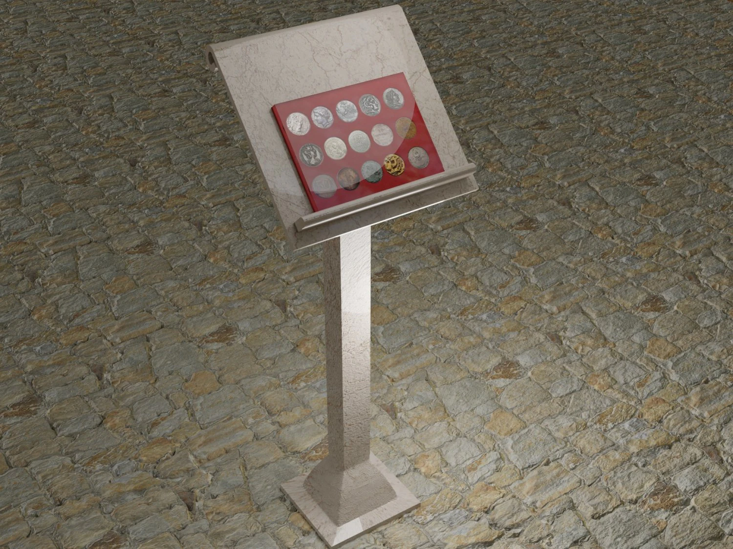 old coins model 3D Model .c4d .max .obj .3ds .fbx .stl .blend 