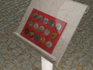 old coins model 3D Model
