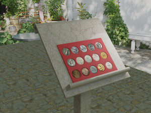 old coins model 3D Model