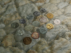 old coins model 3D Model