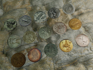old coins model 3D Model
