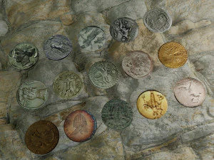 old coins model 3D Model