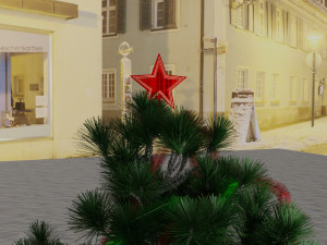 christmas tree with gifts 3D Model