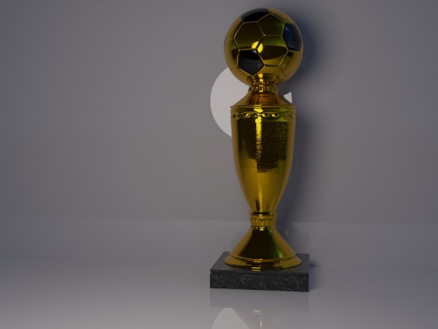 football cup made of gold 3D 模型 .c4d .max .obj .3ds .fbx .stl .blend 